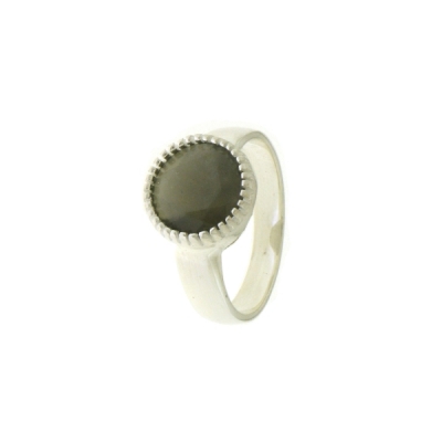 Maansteen, grijs Ring model R6-021